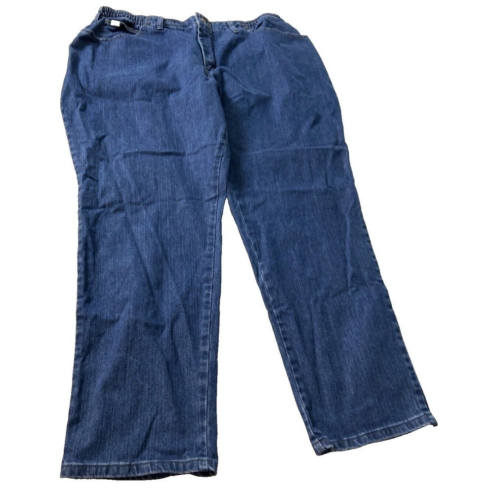 Lee women's Jeans 22w Stretch Waist Inseam 29.5‎ Relaxed Fit
